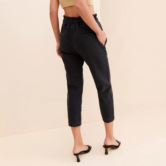 Pistola Cam Cropped Paperbag Jeans - Picture 3 of 11